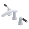 Rubinet Widespread Lav. Set. (less drain) White