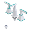 Rubinet Bidet Fitting with Spray, Diverter, and Vacum Breaker (Less Drain) Matt White