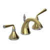 Rubinet Widespread Lav. Set. (less drain) Natural Brass