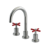 Rubinet Widespread Lav. Set. (less drain) Satin Nickel