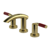 Rubinet Widespread Lav. Set. (less drain) Natural Brass