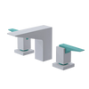 Rubinet Widespread Lav. Set. (less drain) White
