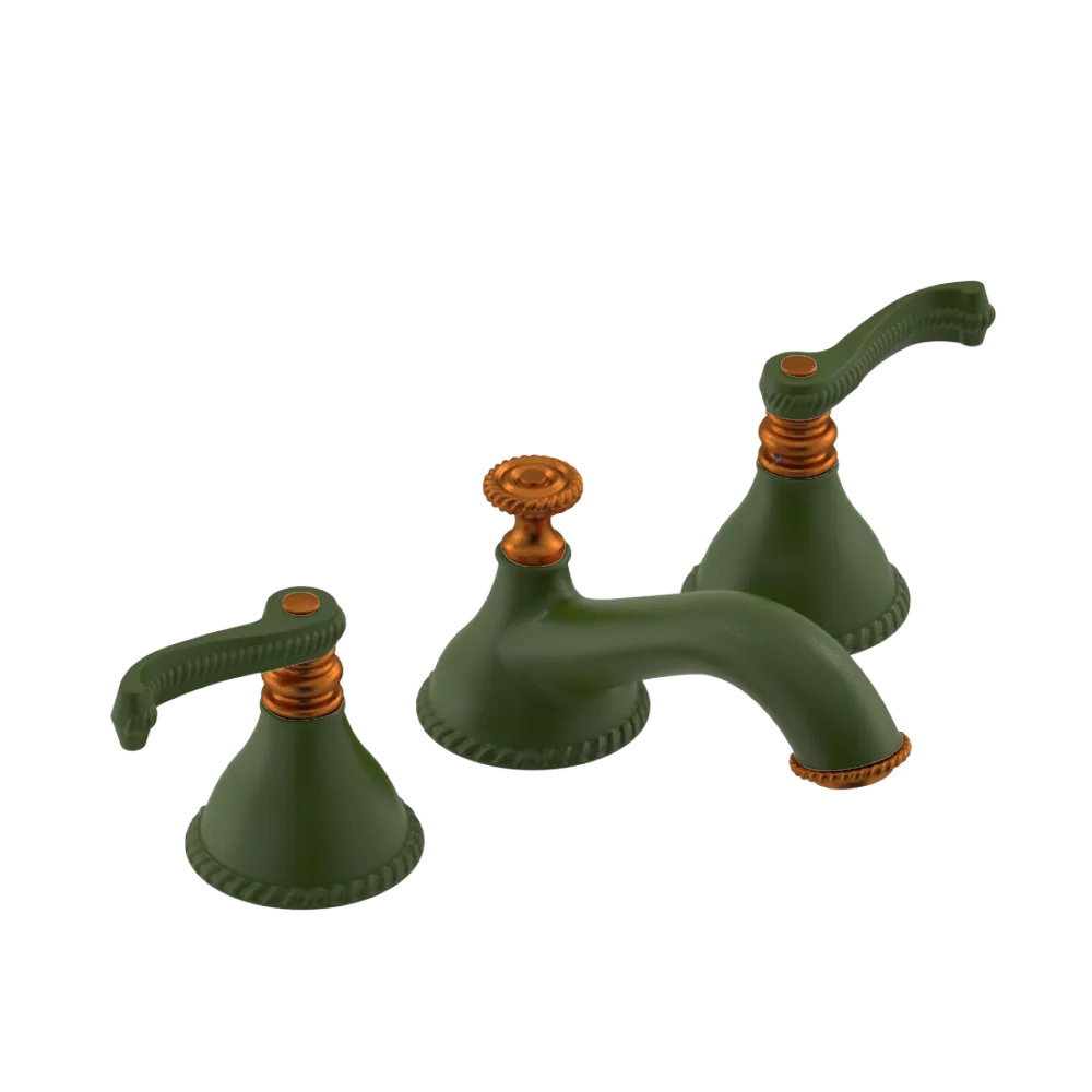 Rubinet Widespread Lav. Set. (less drain) Green Envy