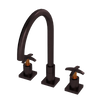 Rubinet Widespread Kitchen Set Oil Rubbed Bronze