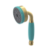 Rubinet 3 Function Hand Held Shower Only Satin Brass