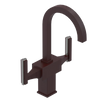 Rubinet Single Hole Dual Handle Lav. Set. (less drain) Bordeaux