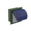 Rubinet RECESSED TOILET PAPER HOLDER Green Envy