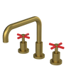 Rubinet Widespread Kitchen Set Antique Brass Matt