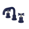 Rubinet Widespread Lav. Set. (less drain) Midnight Blue