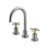 Rubinet Widespread Lav. Set. (less drain) Satin Nickel
