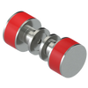Rubinet Shower Door Knob (set) Satin Nickel