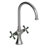 Rubinet Two Handle Single Hole Kitchen Set Polished Nickel