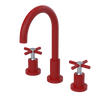 Rubinet Widespread Kitchen Set with LaSalle Spout Maroon