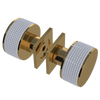 Rubinet Shower Door Knob (set) Gold