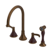 Rubinet Widespread Kitchen Set with Hand Spray Oil Rubbed Bronze