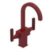 Rubinet Single Hole Dual Handle Lav. Set. (less drain) Maroon
