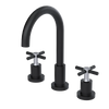 Rubinet Widespread Kitchen Set with LaSalle Spout Matt Black