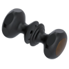 Rubinet Shower Door Knob (set) Matt Black