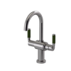 Rubinet Single Hole Dual Handle Lav. Set. (less drain) Polished Nickel