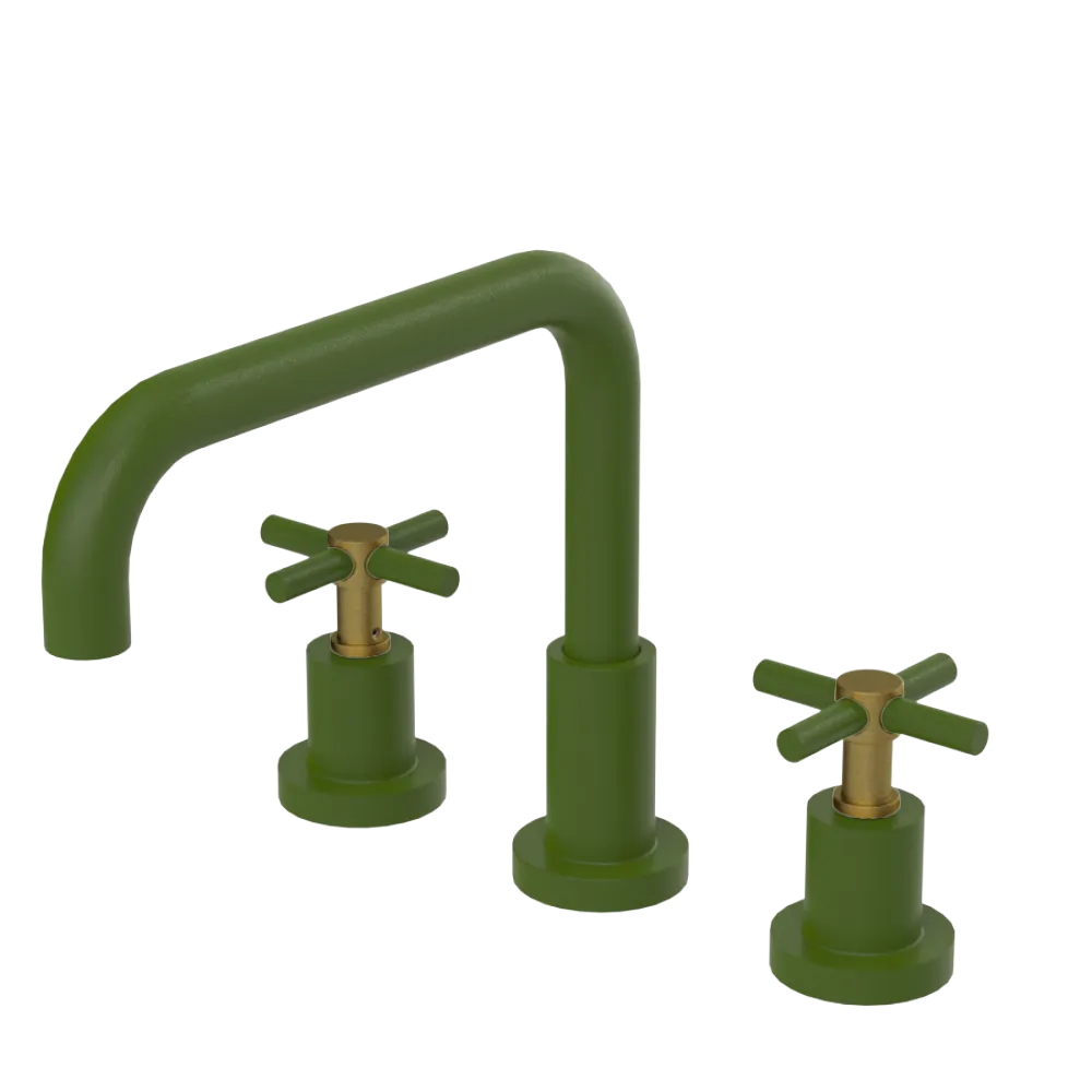 Rubinet Widespread Kitchen Set Green Envy