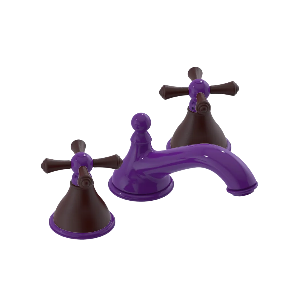 Rubinet Widespread Lav. Set. (less drain) Purple Haze
