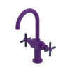 Rubinet Single Hole Dual Handle Lav. Set with LaSalle Spout (less drain) Purple Haze