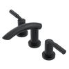 Rubinet Widespread Lav. Set. (less drain) Matt Black
