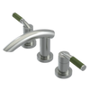 Rubinet Widespread Lav. Set. (less drain) Satin Nickel