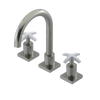 Rubinet Widespread Lav. Set. (less drain) Satin Nickel