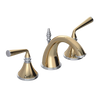 Rubinet Widespread Lav. Set. (less drain) Gold