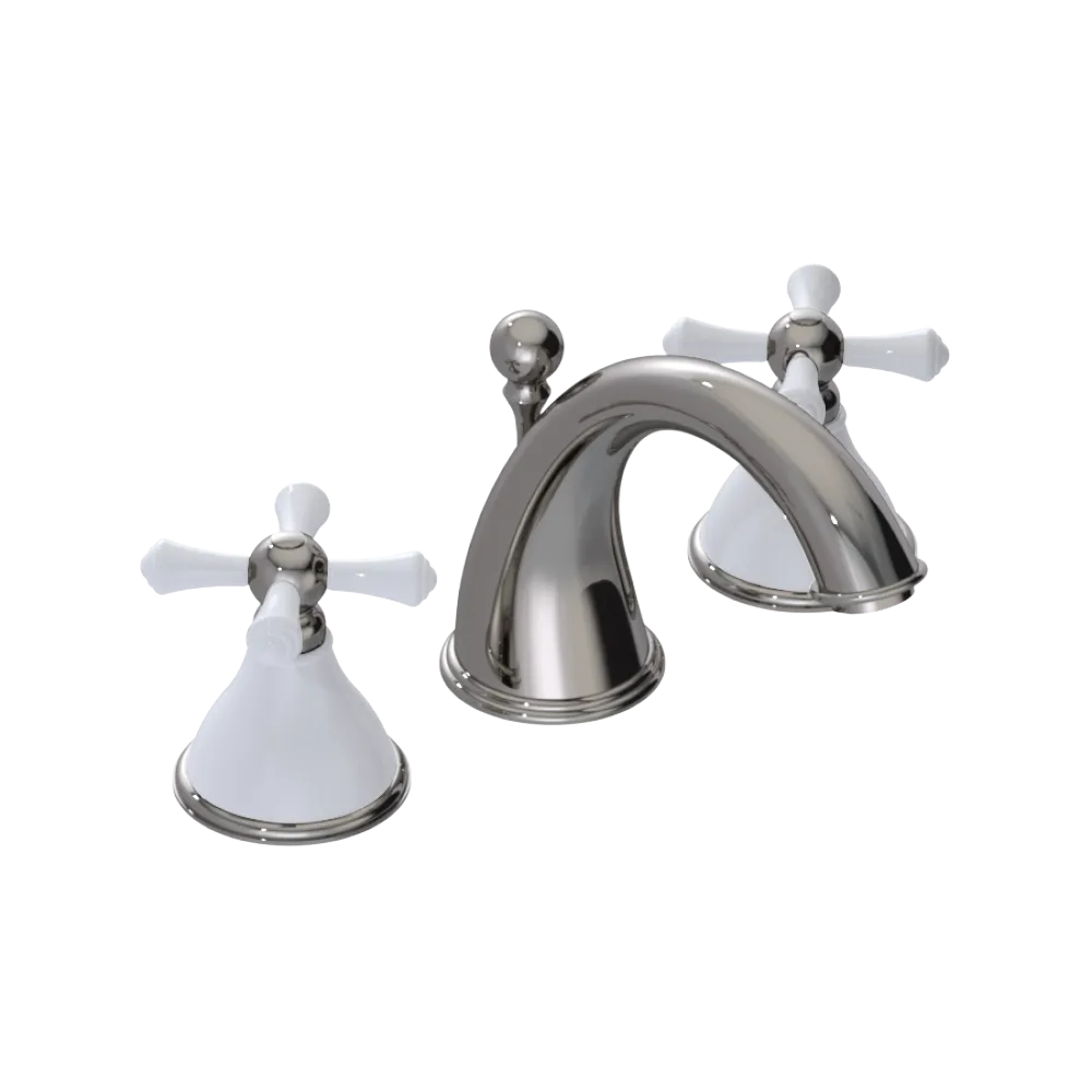 Rubinet Widespread Lav. Set. (less drain) Polished Nickel