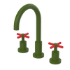 Rubinet Widespread Kitchen Set with LaSalle Spout Green Envy