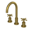 Rubinet Widespread Kitchen Set with LaSalle Spout Antique Brass Matt