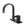 Rubinet 4" Centre Single Control Lav. Set (less drain) Matt Black