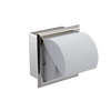 Rubinet RECESSED TOILET PAPER HOLDER Polished Nickel