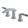 Rubinet Widespread Lav. Set. (less drain) White