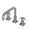 Rubinet Widespread Kitchen Set with Genesis Spout Polished Nickel