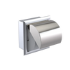 Rubinet RECESSED TOILET PAPER HOLDER Satin Chrome