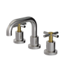 Rubinet Widespread Lav. Set. (less drain) Polished Nickel