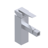 Rubinet Single Control Bidet Fitting (less drain) Satin Chrome