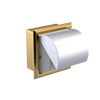 Rubinet RECESSED TOILET PAPER HOLDER Gold