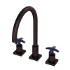Rubinet Widespread Kitchen Set Oil Rubbed Bronze