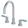 Rubinet Widespread Kitchen Set Satin Chrome