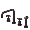 Rubinet Widespread Kitchen Set with Hand Spray Oil Rubbed Bronze