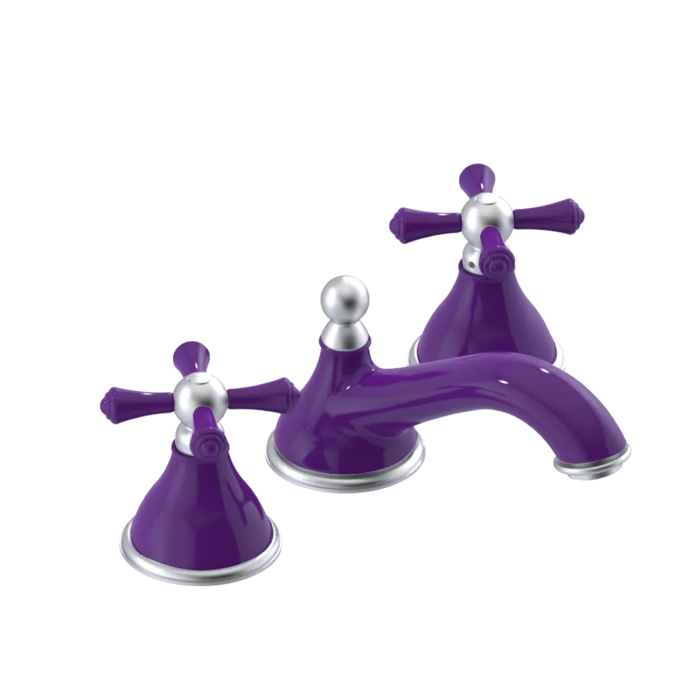 Rubinet Widespread Lav. Set. (less drain) Purple Haze