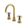 Rubinet Widespread Lav. Set. (less drain) Satin Brass