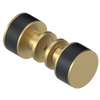Rubinet Shower Door Knob (set) Satin Brass