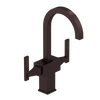 Rubinet Single Hole Dual Handle Lav. Set. (less drain) Oil Rubbed Bronze