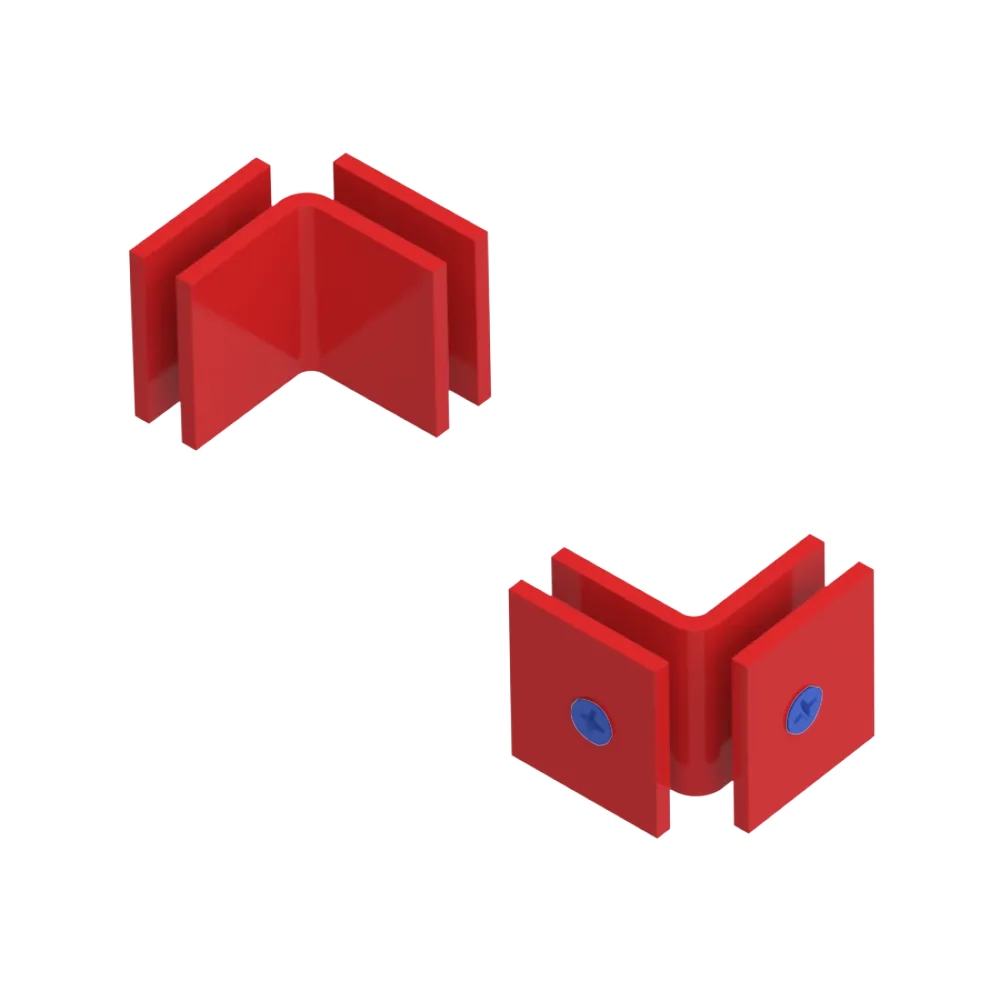 Rubinet 90 Glass to Glass Open Face Red