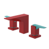 Rubinet Widespread Lav. Set. (less drain) Red